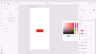 آموزش نرم افزار Adobe XD : دکمه و آپشن های آن