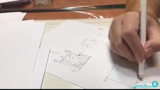 ترسیم برش از آسانسور