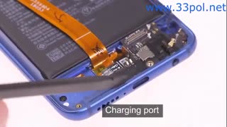 آموزش تعویض تاچ و ال سی دی هوآوی آنر 10 / Honor 10