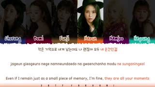 [لیریک] آهنگ 'Moment (너의 모든 순간을 사랑해)' از Apink (에이핑크)