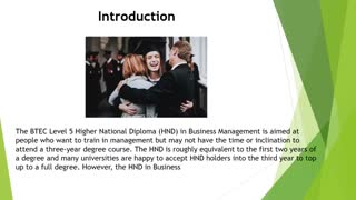 HND Business