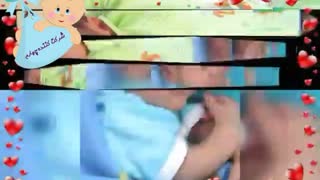 لحظه دیدنی تولد نوزاد