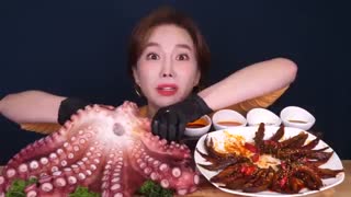 [Mukbang](Octopus)+(Mudfish) Eatingsound Seafood  Ssoyoung