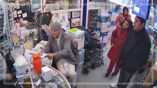 نمونه تصویر دوربین هوشمند شیائومی نصب شده در فروشگاه تجهیزات پزشکی