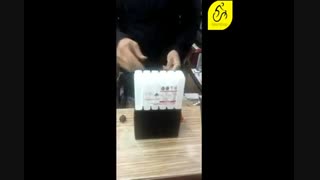آموزش آماده کردن باطری اسید بغل