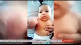 شوخی شهید صدر زاده با (پسرش) محمد علی