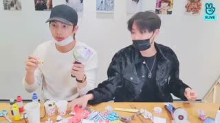 ویلایو امروزِ آر اِم و جیهوپ ( زیرنویس فارسی ) Bts RM & Jhope vlive