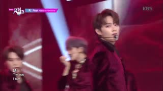 اجرای Fear از Seventeen در Music bank