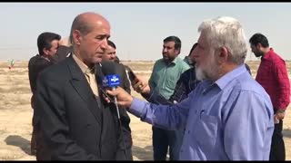 آغاز عملیات اجرایی دو زمین چمن مصنوعی در کاکی و گلکی با حضور مهندس یوسفی مدیرعامل منطقه ویژه پارس - تیر 97