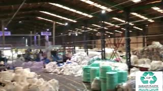 خط بازیافت ضایعات پلاستیک و تولید گرانول پلی اتیلن و پلی پروپیلن