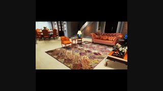 تست دکوراسیون "مقایسه رنگ آبی و نارنجی"