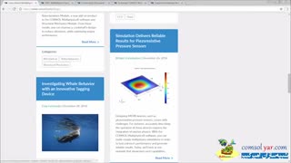 قسمت 6 منابع اطلاعاتی اینترنتی کامسول comsol  (دوبله فارسی)