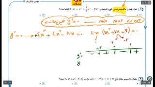 جمع بندی ریاضی کنکور تجربی - جمع بندی 3070 شاکریان - کاربرد مشتق