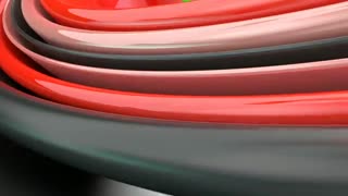 یک نوع ترانزیشن نواری رنگی شیک