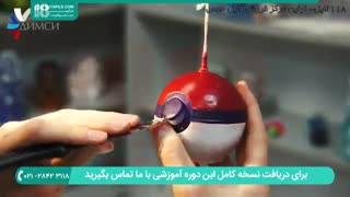 ساخت شمع به شکل توپ