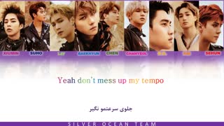 EXO (엑소) - tempo ch ver (Color Coded Lyrics Per/Rom/Han) ویدیو لیریک آهنگ tempo اکسو ورژن چینی