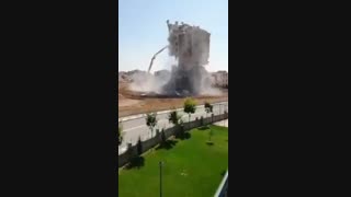 | تخریب عجیب غریب یک آپارتمان |