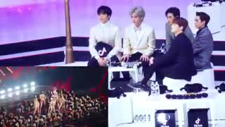 [여자아이들(GIDLE) 'LION' ] 뉴이스트(NU'EST)  Reaction 직캠 @고척돔 200105