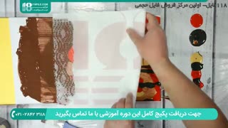 نقاشی آبستره با رزین اپوکسی - نقاشی چهره زن