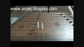 درس ریحان از کتاب شیوه سنتور نوازی - اجرای نت