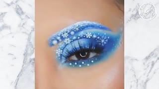 Beautiful Christmas Eye Makeup Tutorials Compilation 