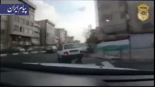 تعقیب و گریز سارق زورگیر توسط پلیس آگاهی