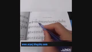 ربابه جان... شیوه سنتور نوازی... مرحله شماره گذاری نت