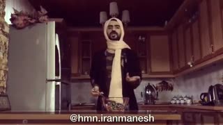 در هر شرایطی باید شکرگزار بود.حتی به این صورت XDD(هومن ایرانمنش/fun)