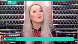 کاشت ناخن جدید و ساده طرح هولوگرام