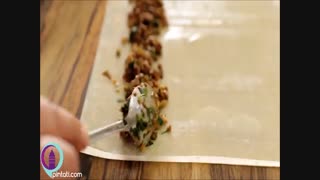 طرز تهیه بورک خوشمزه در خانه | آموزش آشپزی با پین تاتی