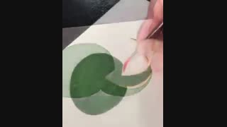 نقاشی هندوانه با گواش