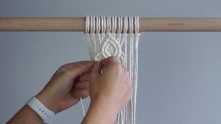 آموزش ساخت دکوراتیو دیواری مکرمه بافی