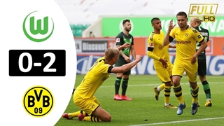 خلاصه بازی دورتموند 2 - ولفسبورگ 0 از هفته 27 بوندسلیگا آلمان