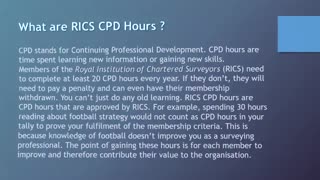 RICS CPD