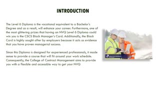 NVQ Level 6
