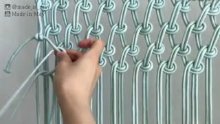 مکرومه بافی-قلاب بافی