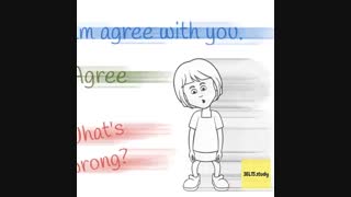 آموزش زبان انگلیسی - باهات موافقم! I agree or I'm agree