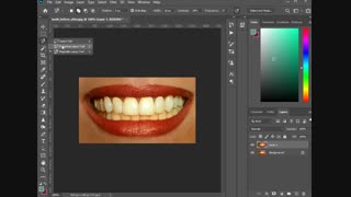 سفید کردن دندون ها در فتوشاپ