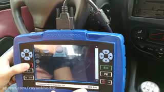 تعریف کلید خودروی پژو 206 اکوماکس با دستگاه عیب یاب SPD570