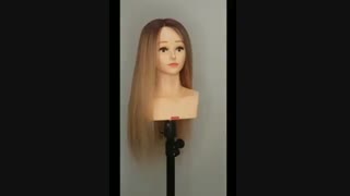 فروش اینترنتی کله مانکن مو طبیعی شینیون- فروشگاه اینترنتی آرایشی دلوان