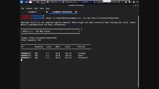 پیدا کردن فایل ها و پوشه های وب سایت ها با استفاده از Wfuzz