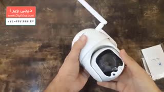 دوربین مداربسته گردان بیسیم زوم دار - جعبه گشایی دوربین چرخشی زوم دار