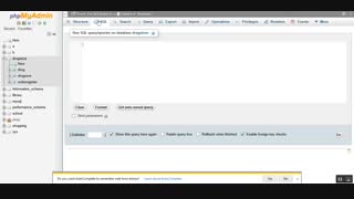 ایجاد query   در phpmyadmin