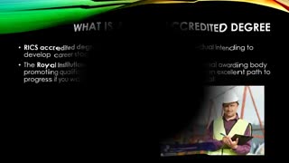 RICS accredited degree