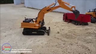 بیل مکانیکی راه سازی کنترلی Huina 1510/ایستگاه پرواز
