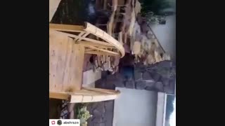 اجرای آبنما و آبشار برکه جوب در طراحی محوطه سازی بسیار مفید است 09124026545