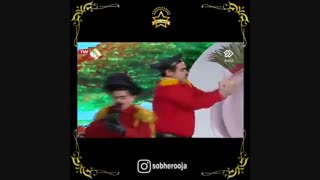 رقص شمالی عمو پورنگ و امیرمحمد در برنامه زنده