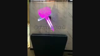 تبلیغات لوکس و بینظیر با نمایشگرهای سه بعدی ایرویژن