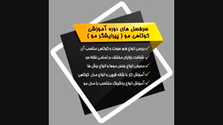 دوره آموزشی کوتاهی مو