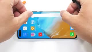 تست مقاومت گوشی P40 Pro هوآوی
